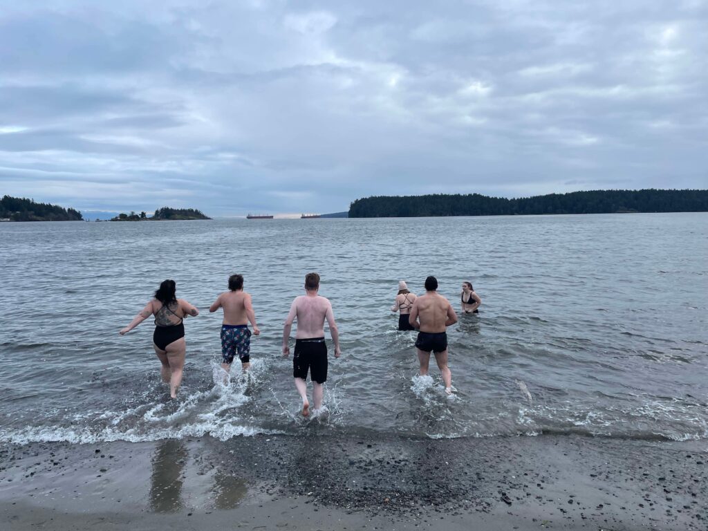 New Year's Polar bear swim 2025